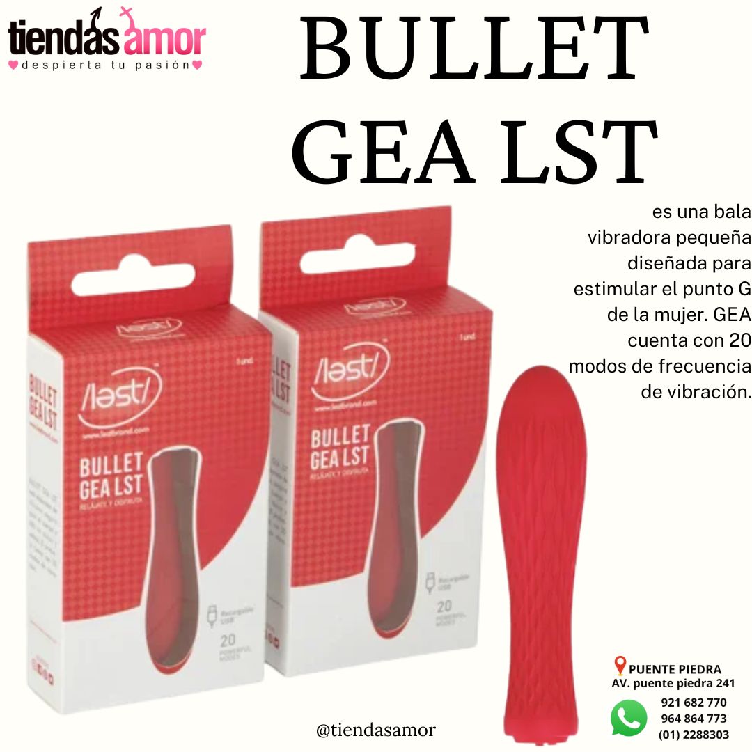 bala vibradora diseñada para estimular el punto G de la mujer Gea Bullet Lst